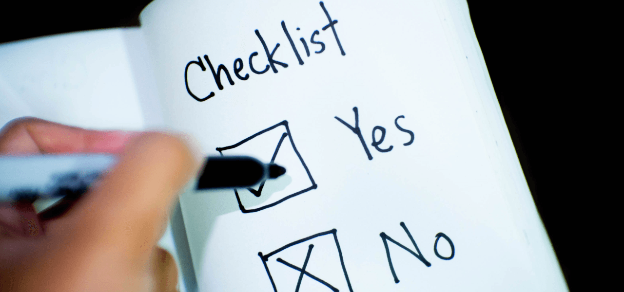 image of a checklist